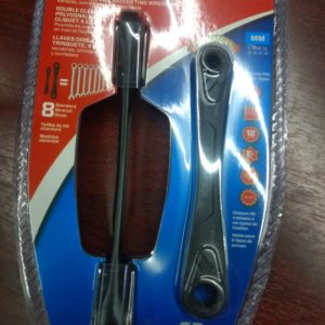 JUEGO DE LLAVES 4 EN 1 DOBLE, NEGRO