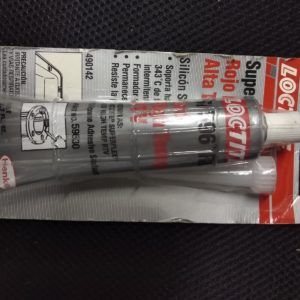 LOCTITE SUPERFLEX SILICON ROJO RTV ALTA TEMPERATURA, SELLADOR ADHESIVO